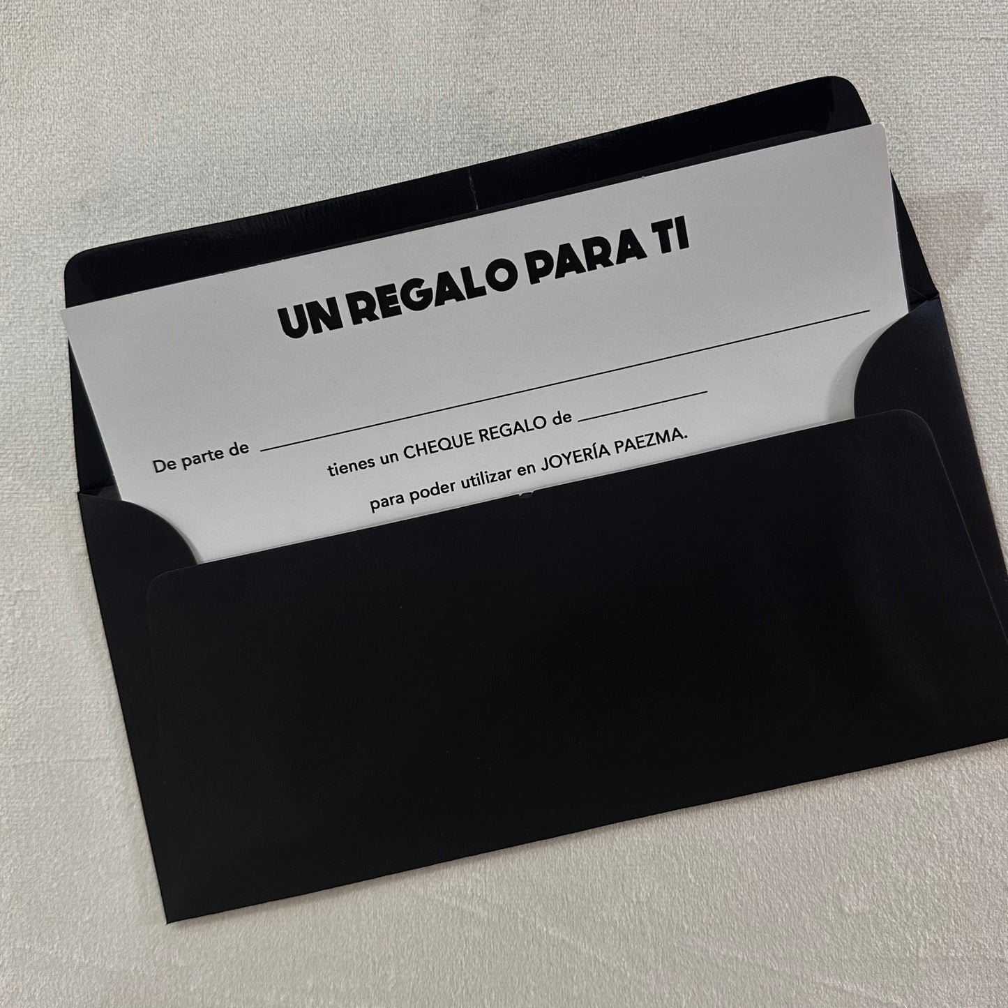 TARJETA REGALO